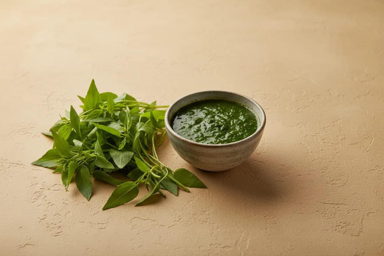 Why molokhia is slippery, and what lemon does not do