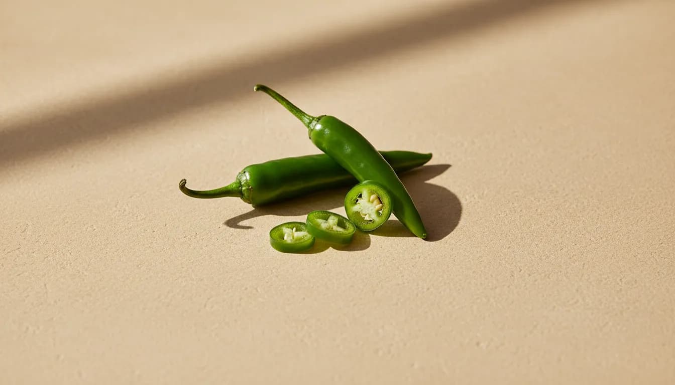 green chili peppers