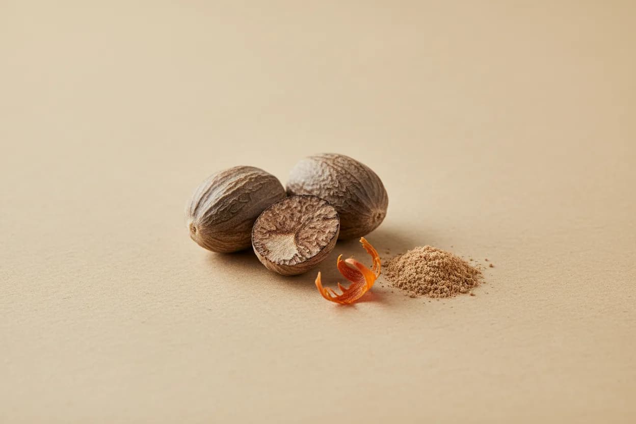 How far a grating of nutmeg is from a dose