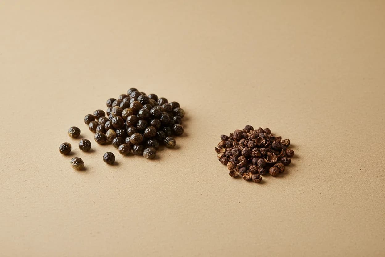 The mustard order has a tropical fruit in it