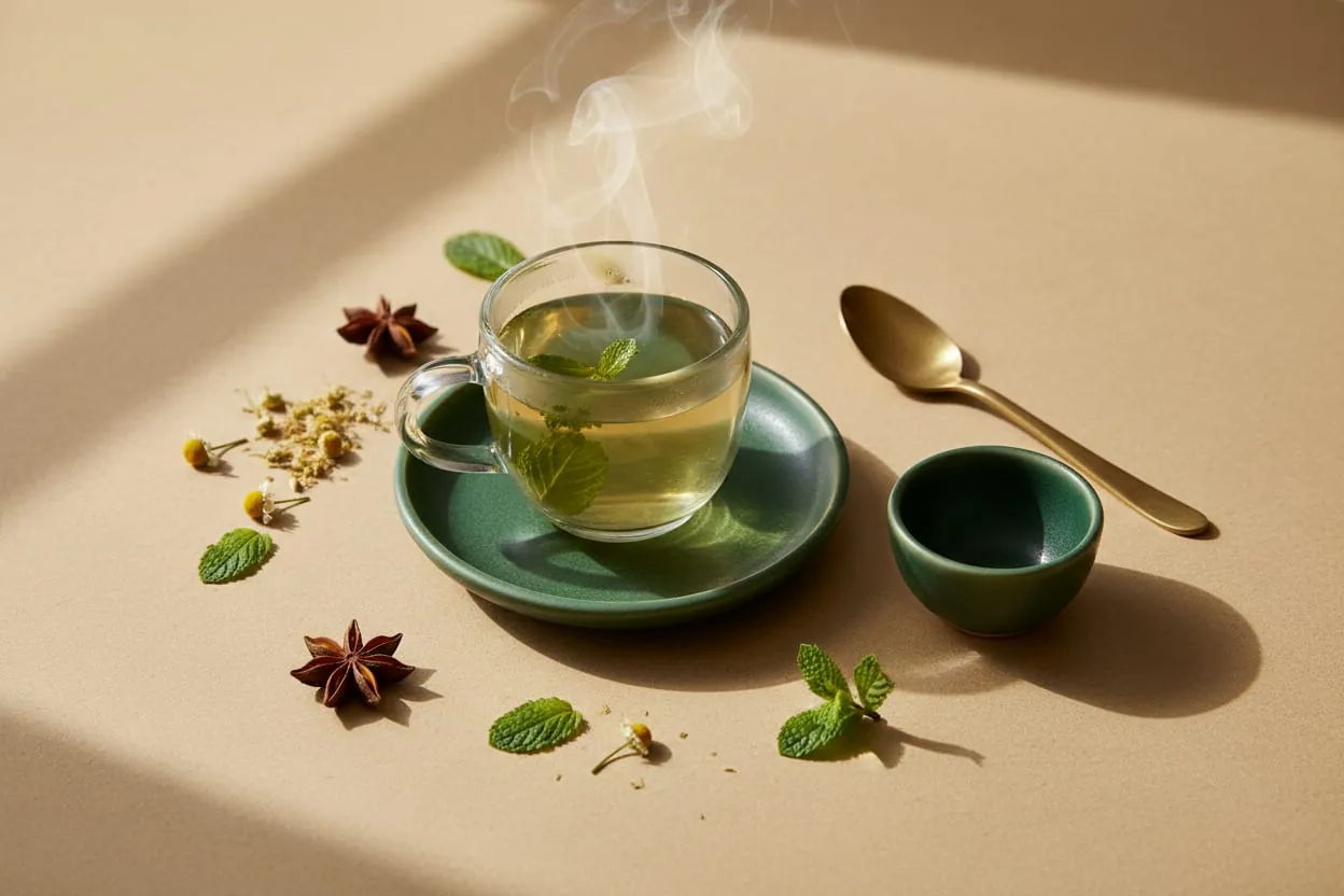 Warm Mint Comfort Tea